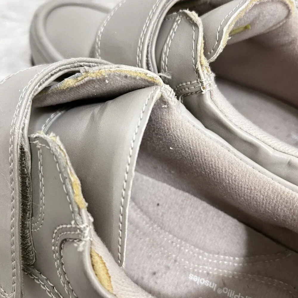 DR SCHOLLS 478-2G Mens Oxfords Beige/Tan Leather Orthopedic Shoes‎ Size 11D